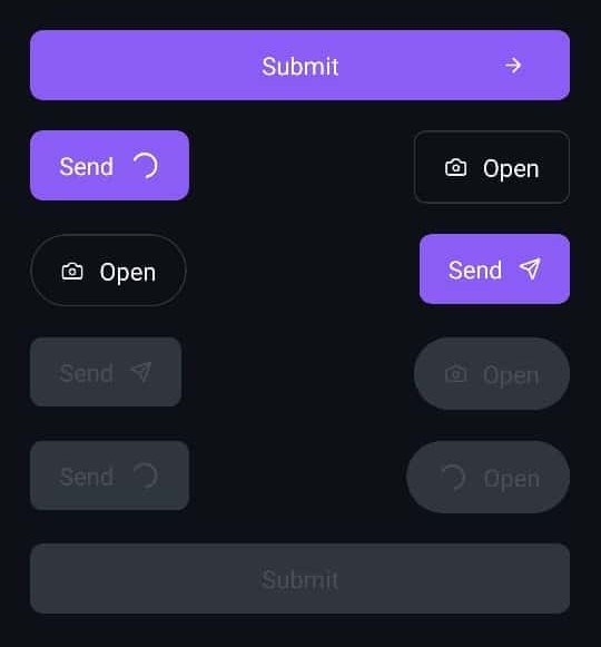 Example button dark mode
